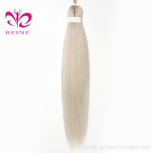 Japanese Synthetic Hot selling 100% Soft Pre stretched Layered Yaki braiding hair wholesale pre-stretched  braid